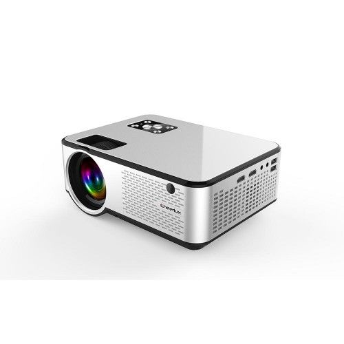 Cheerlux C9 2800 Lumens Mini Projector with Built-in TV Card – Portable Home Theater Projector