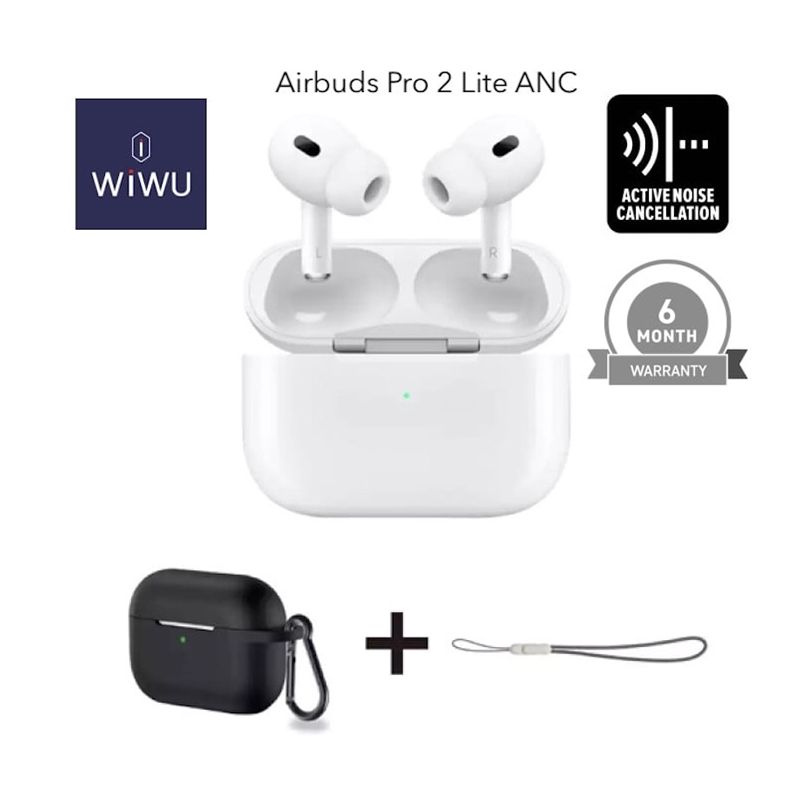 WiWu Airbuds Pro 2 Lite ANC Earbuds (6 months Warranty) – White