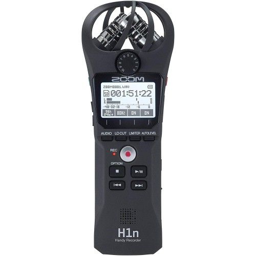 Zoom H1n Handy Recorder – Professional Portable Audio Recorder for Music, Podcast & Film