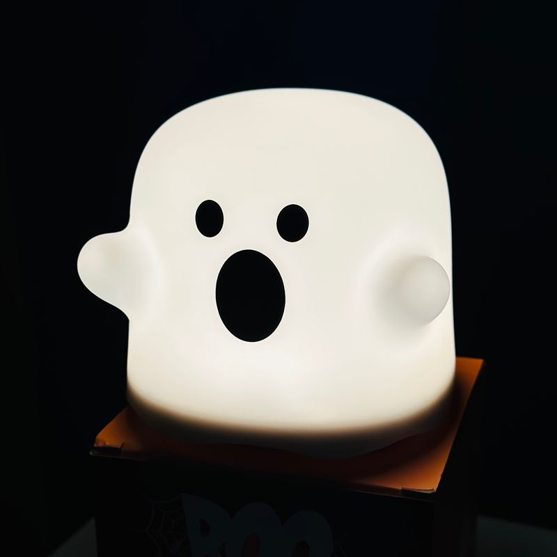 Cute Boo Ghost Silicone Lamp Touch Sensor Dimmable LED Ghost Night Lights For Children Bedroom