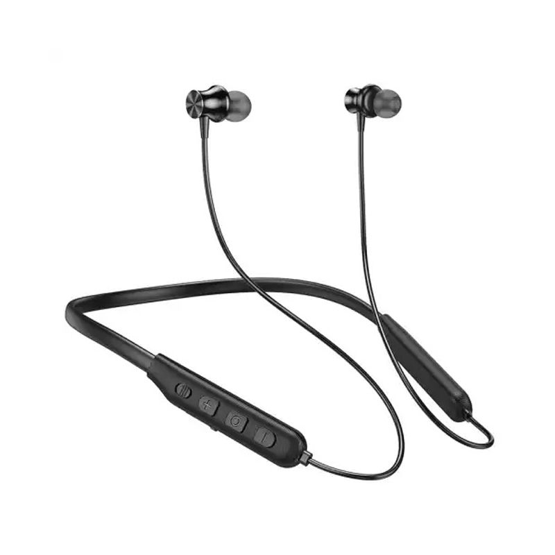 Hoco ES64 Ultra Sports Bluetooth Wireless Neckband Earphone – Black Color